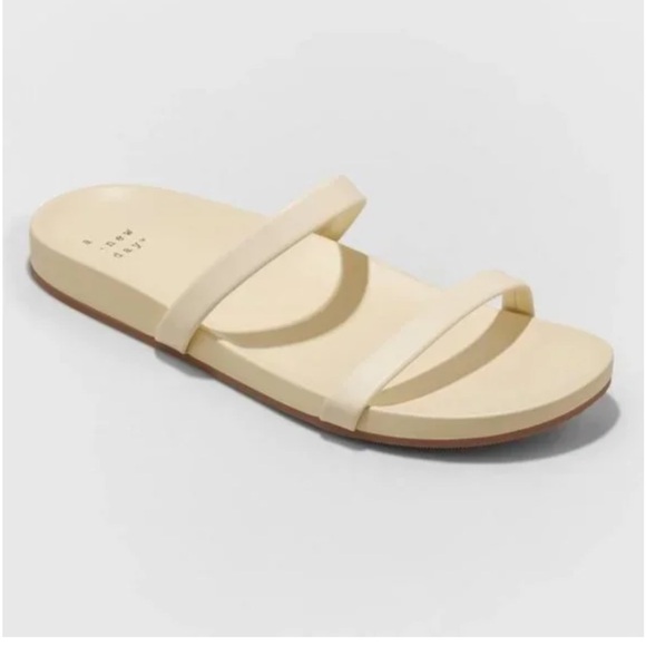 a new day Shoes - Women's Nadine Skinny Strap Sandals Yellow - A New Day